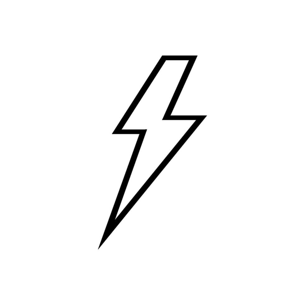 lightning icon design vector template