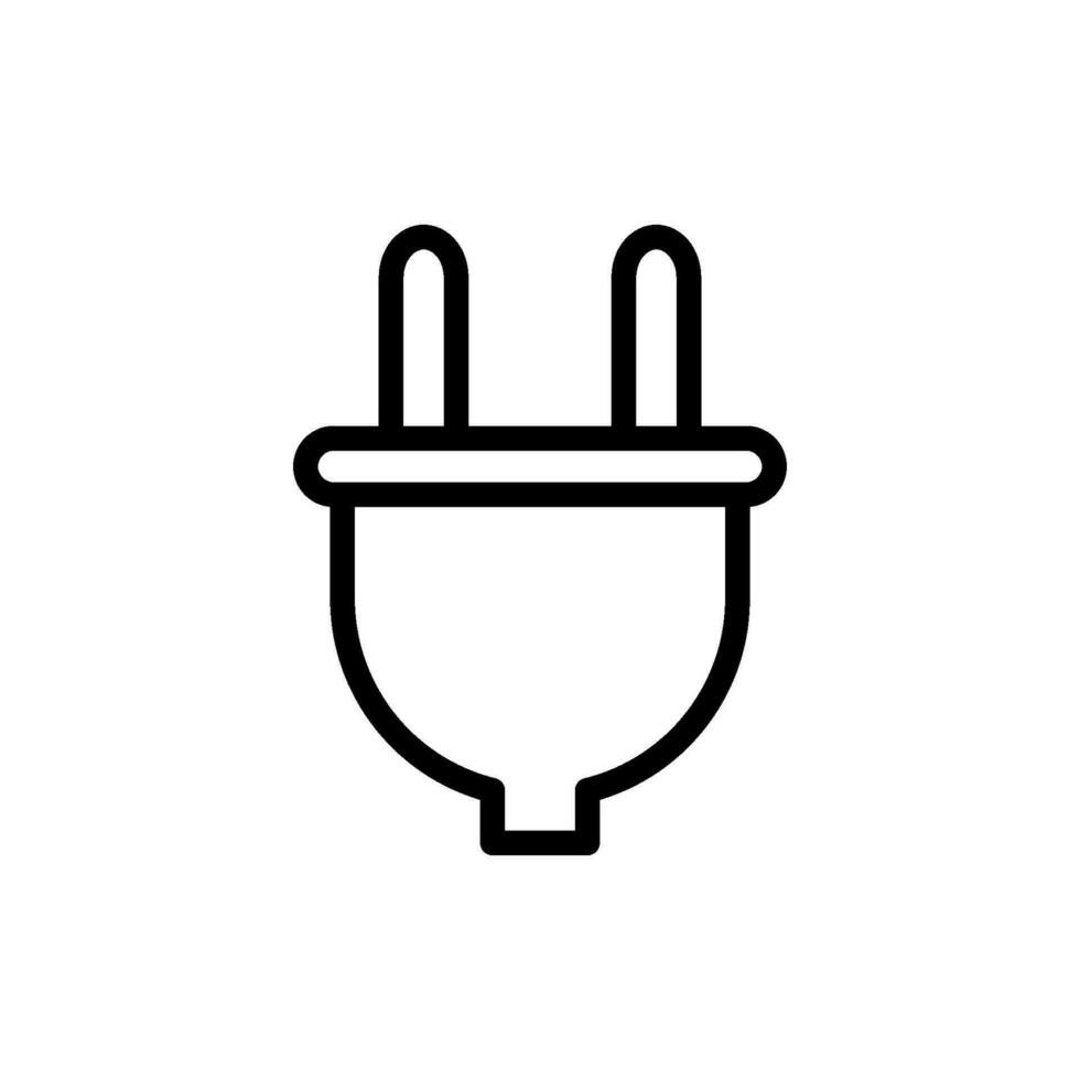 plug icon design vector