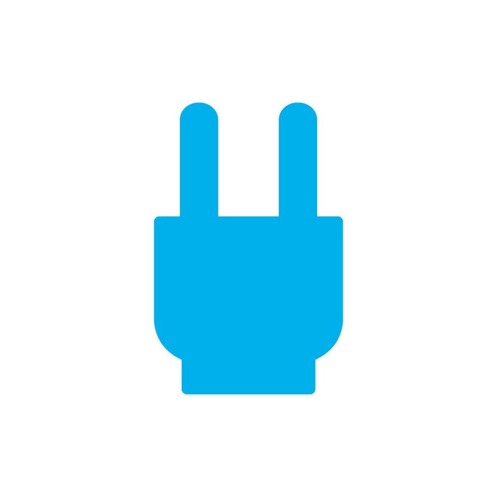 plug icon design vector