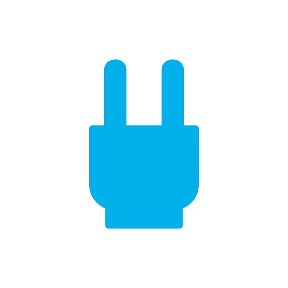 plug icon design vector