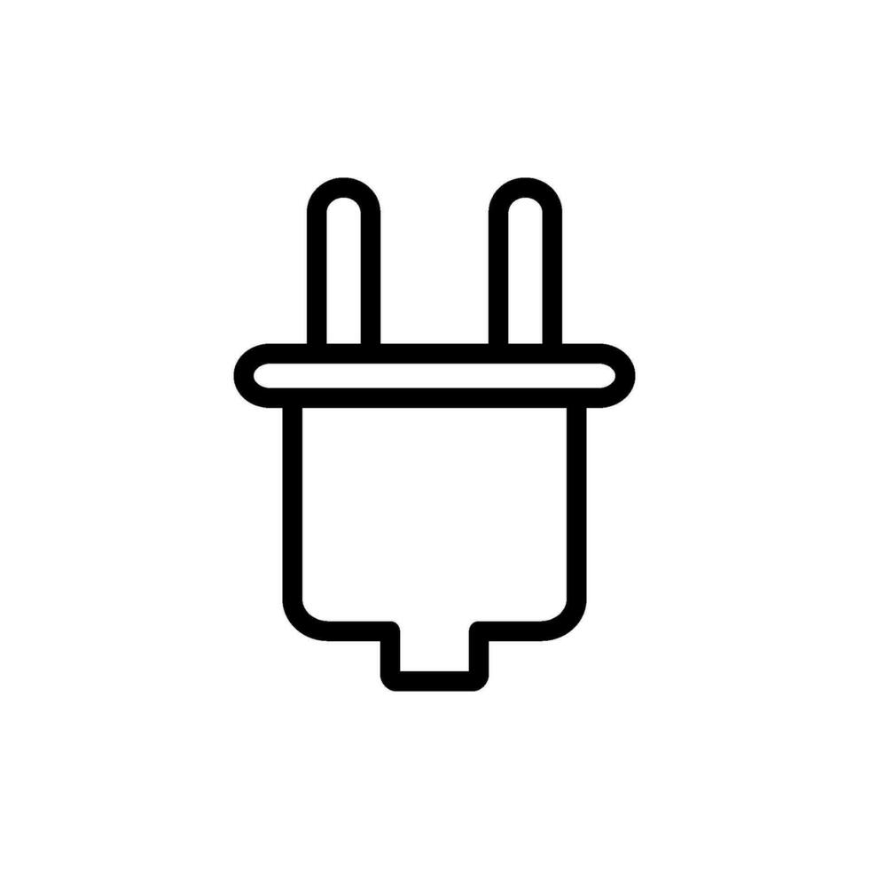 plug icon design vector