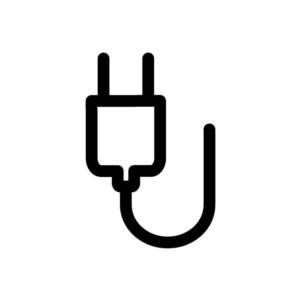 plug icon design vector