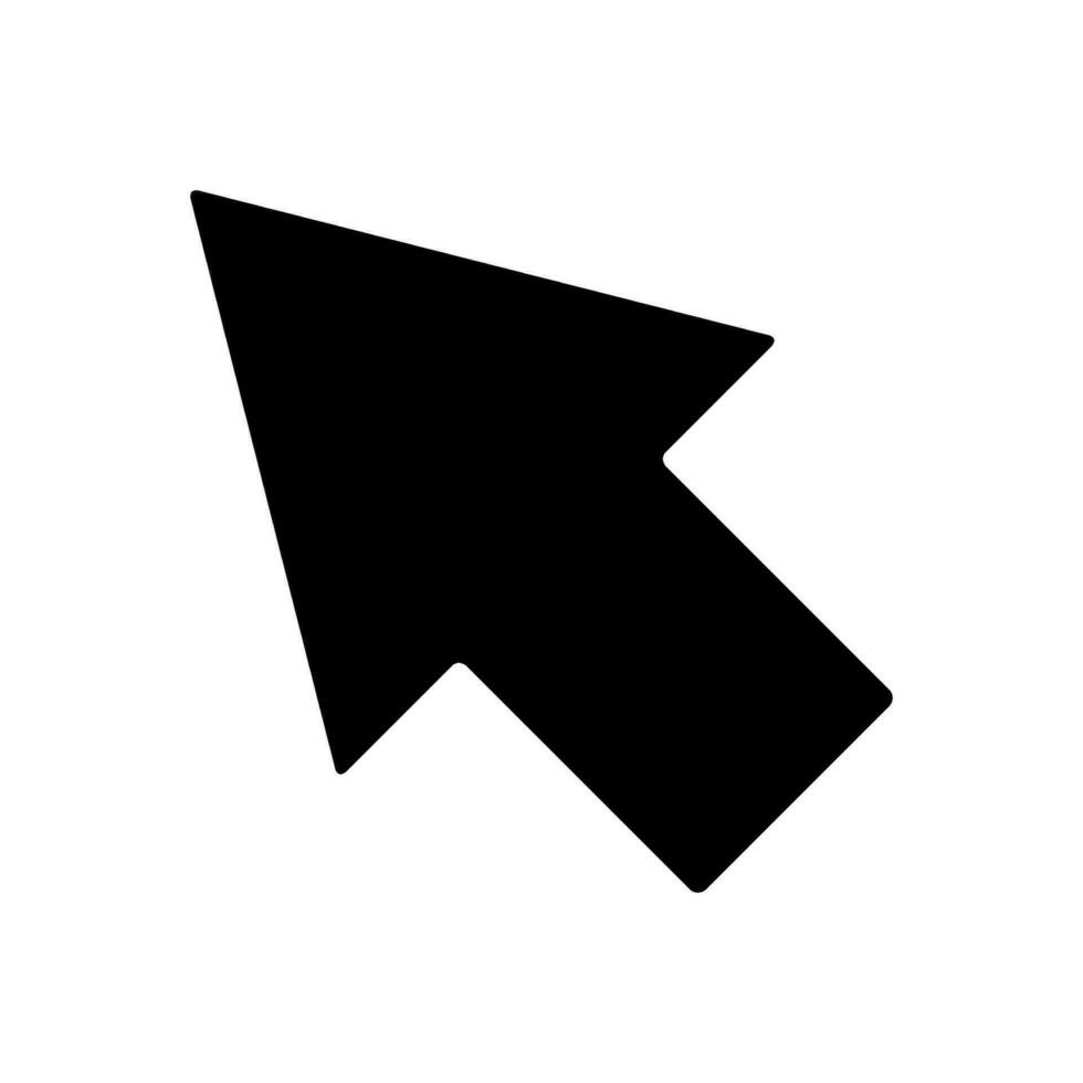 pointer arrow icon vector template