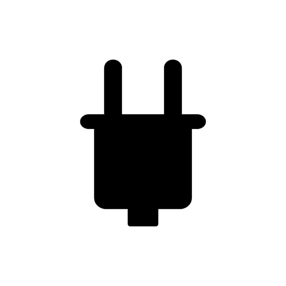 plug icon design vector