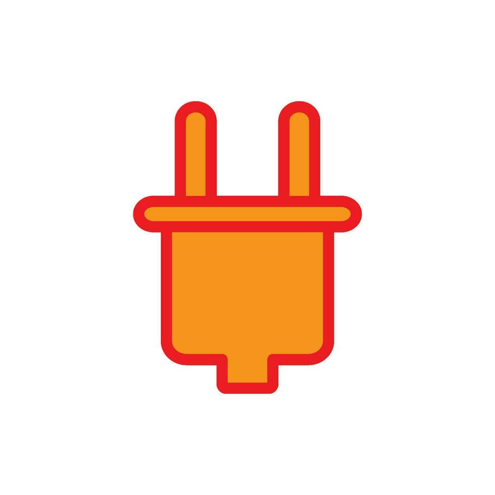 plug icon design vector