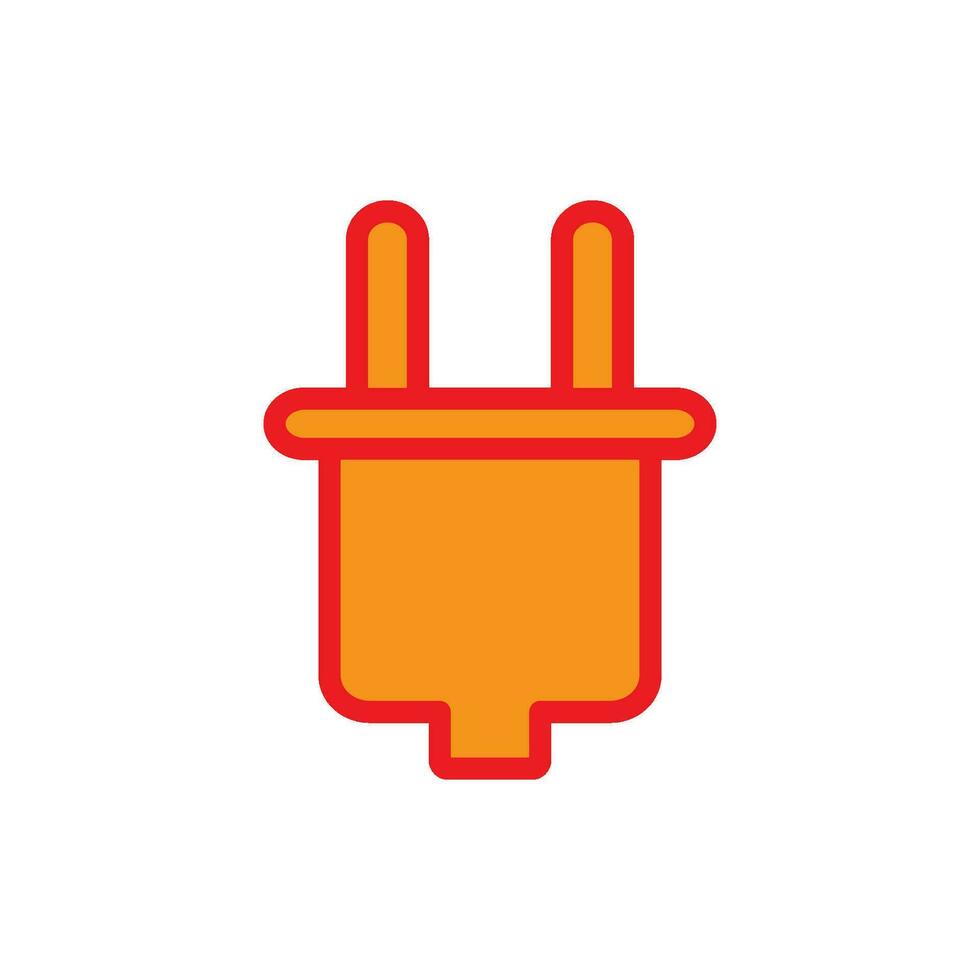 plug icon design vector