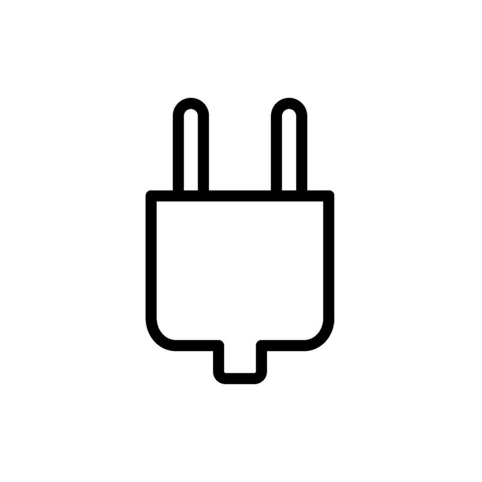 plug icon design vector