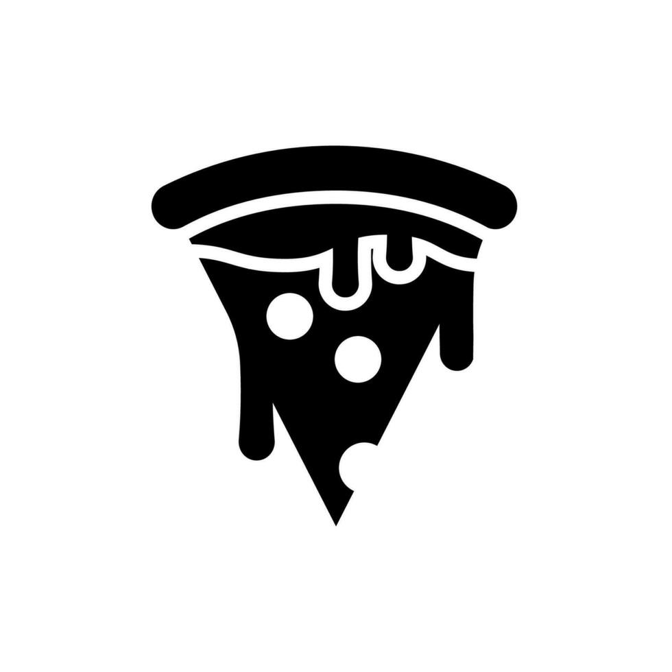 pizza icon design vector