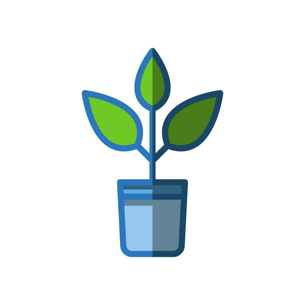 plant icon design vector