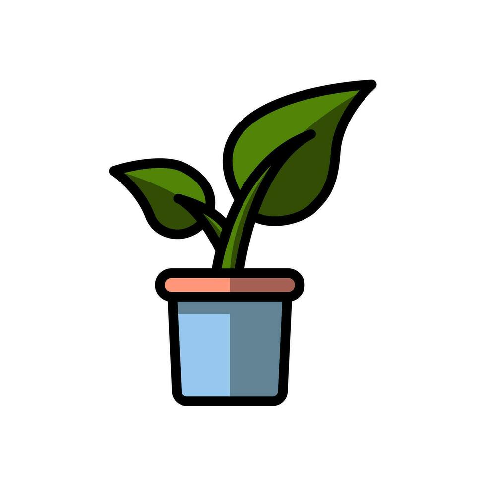 plant icon design vector