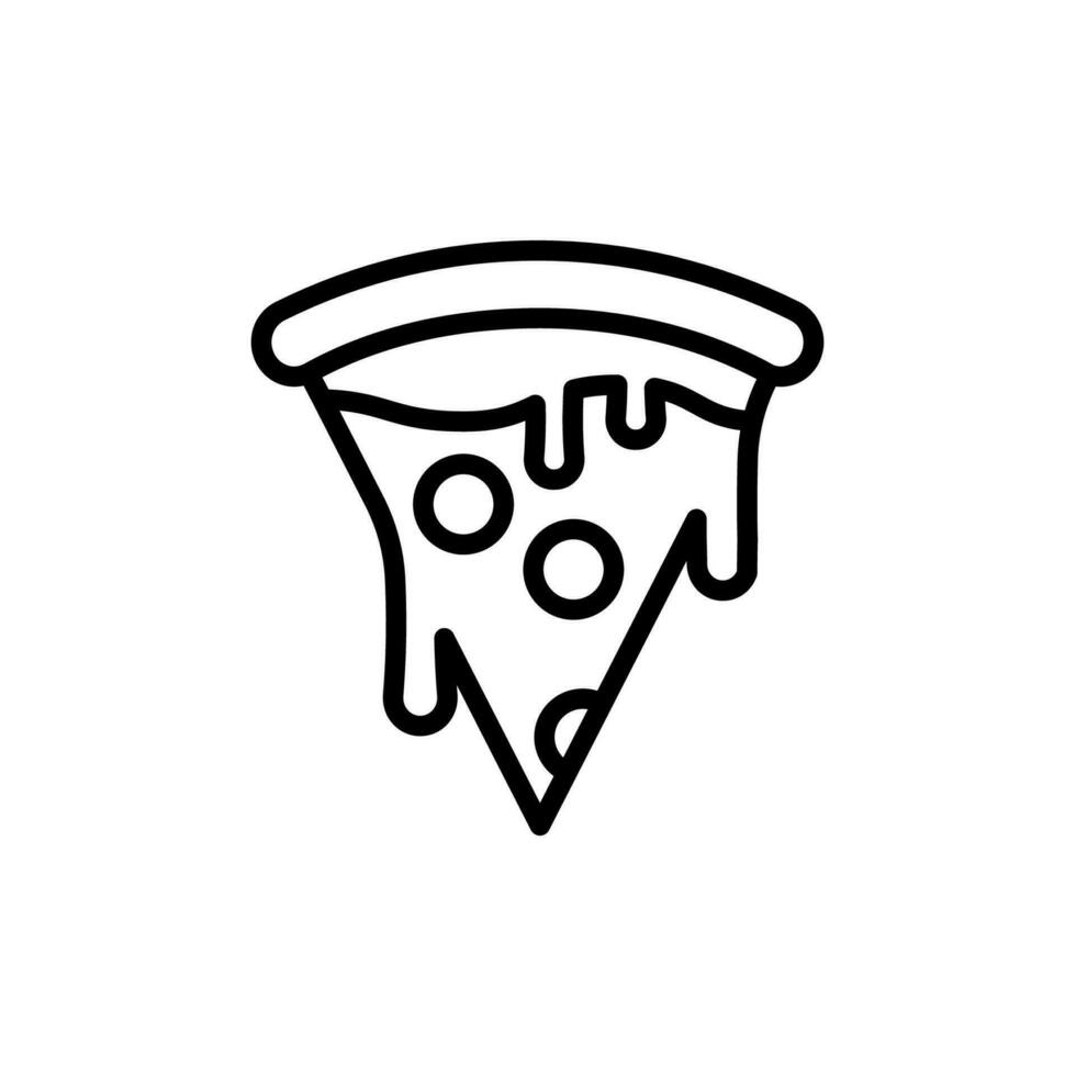 pizza icon design vector