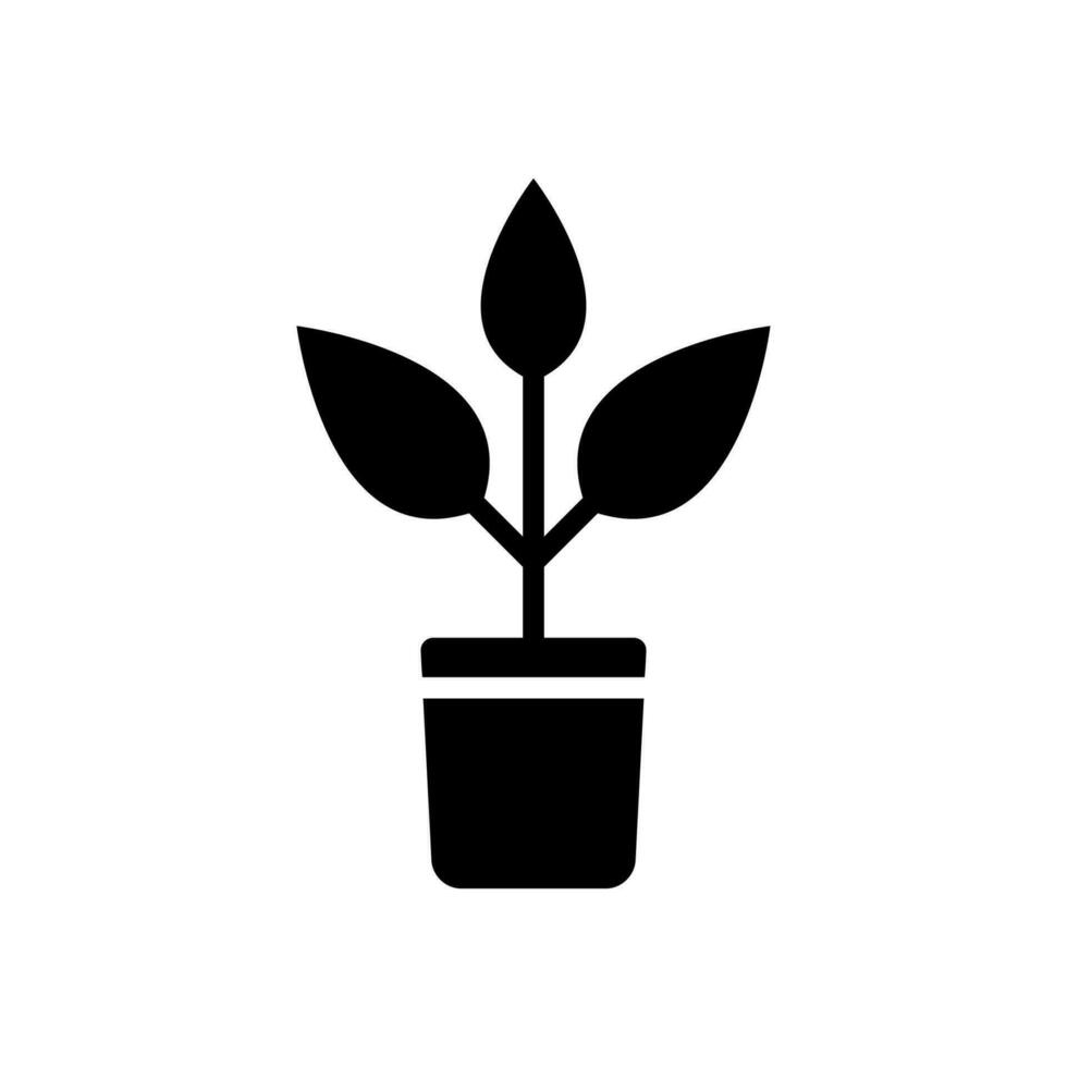 plant icon design vector