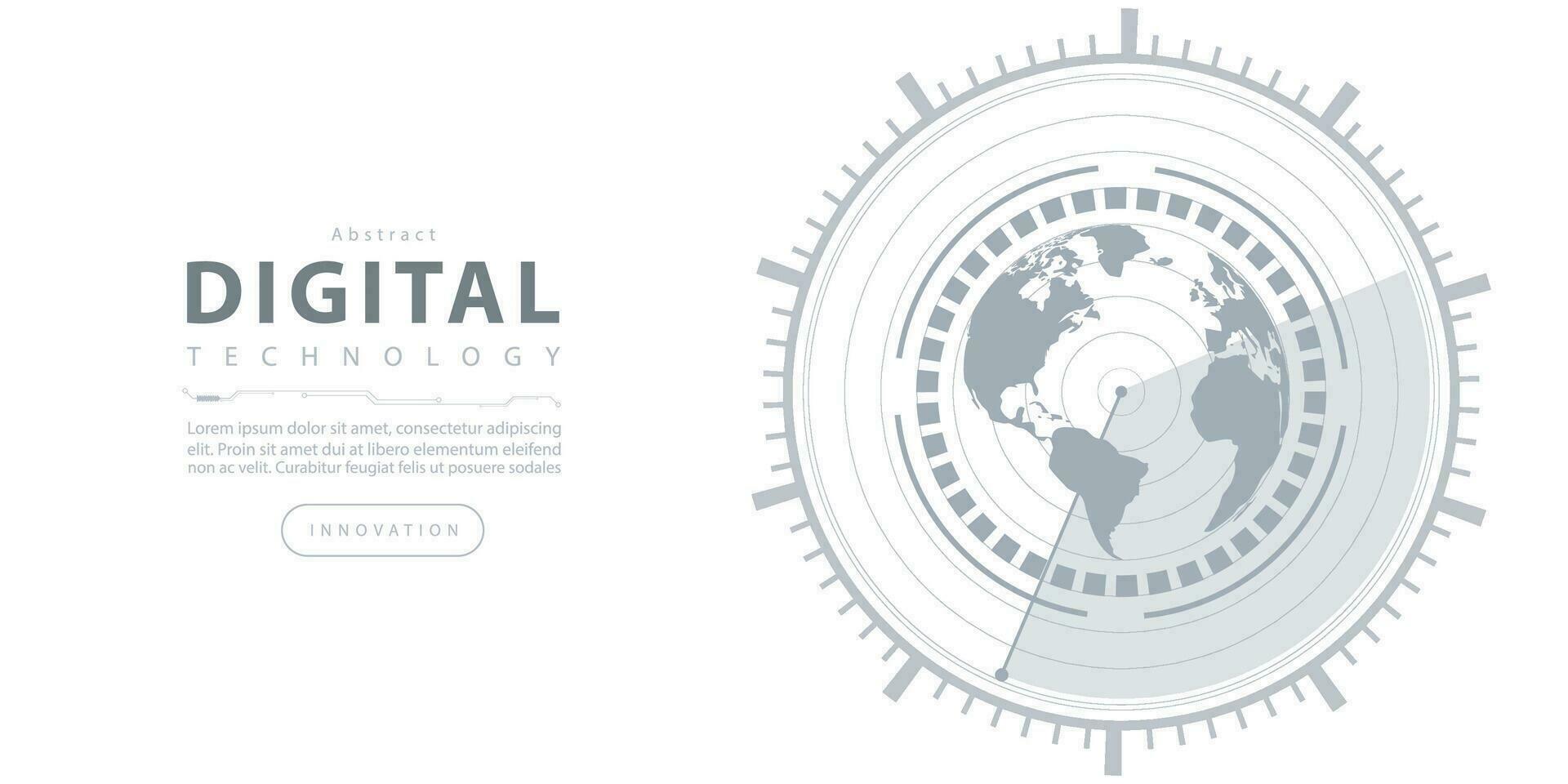 resumen digital tecnología futurista Internet red velocidad conexión blanco fondo, ciber nano información comunicación, innovación futuro tecnología datos, ai grande datos líneas puntos ilustración vector