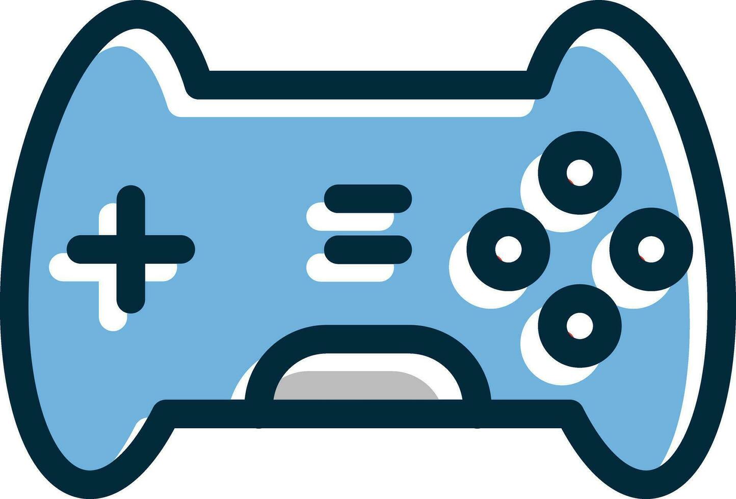 Controller Vector Thick Line Filled Dark Colors