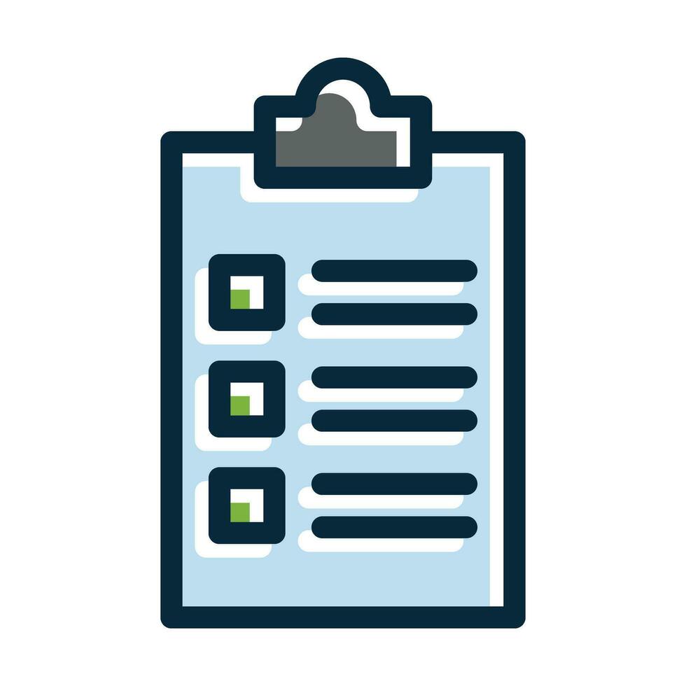 Task Report Vector Thick Line Filled Dark Colors