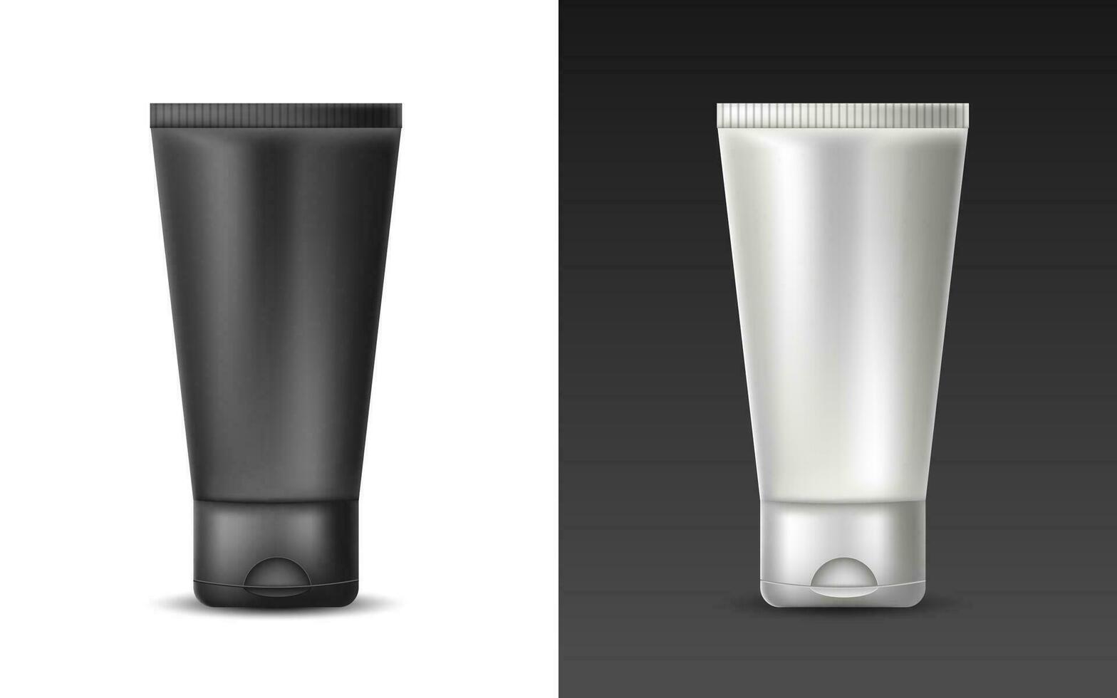 Cosmetics cream vector mock up