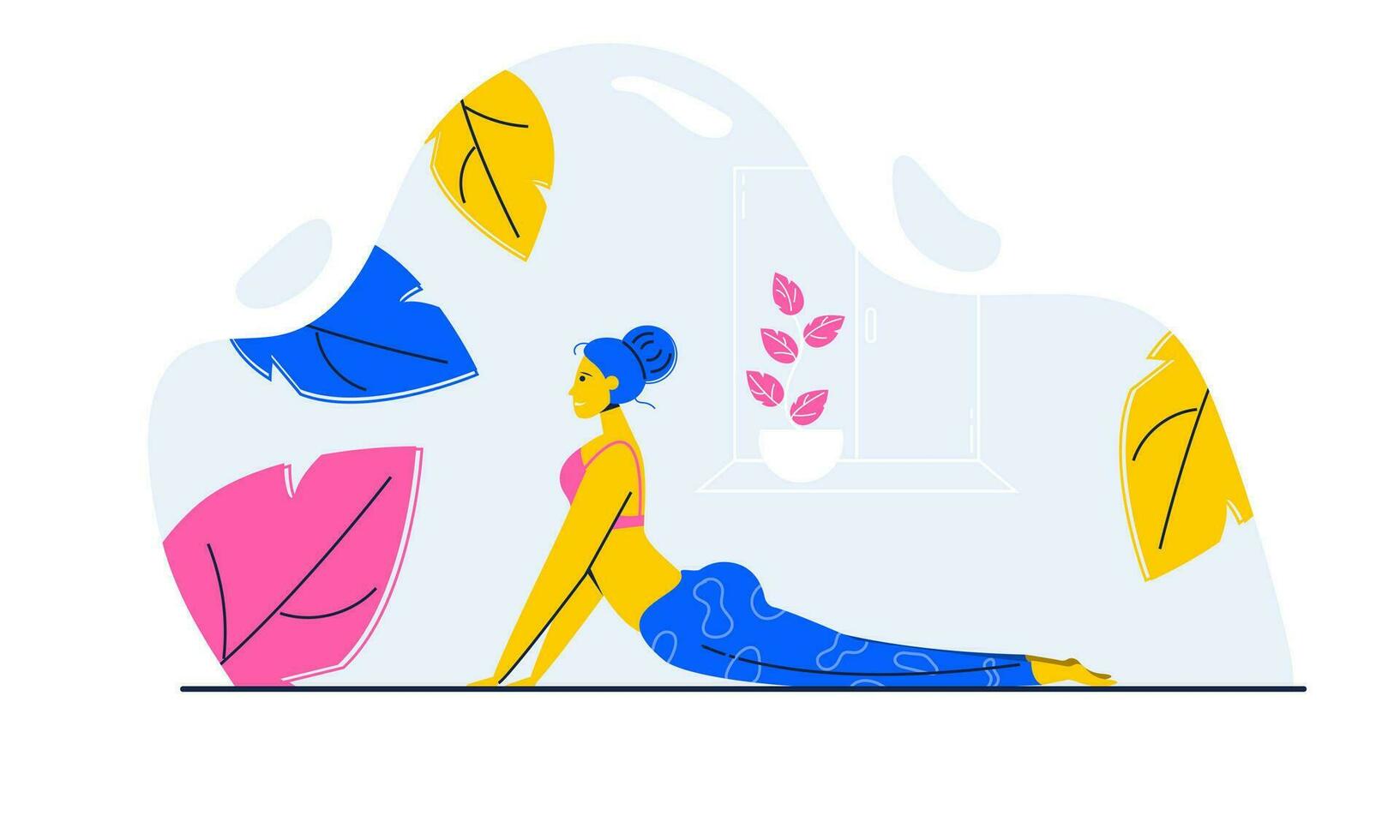 Pilates vector illustration