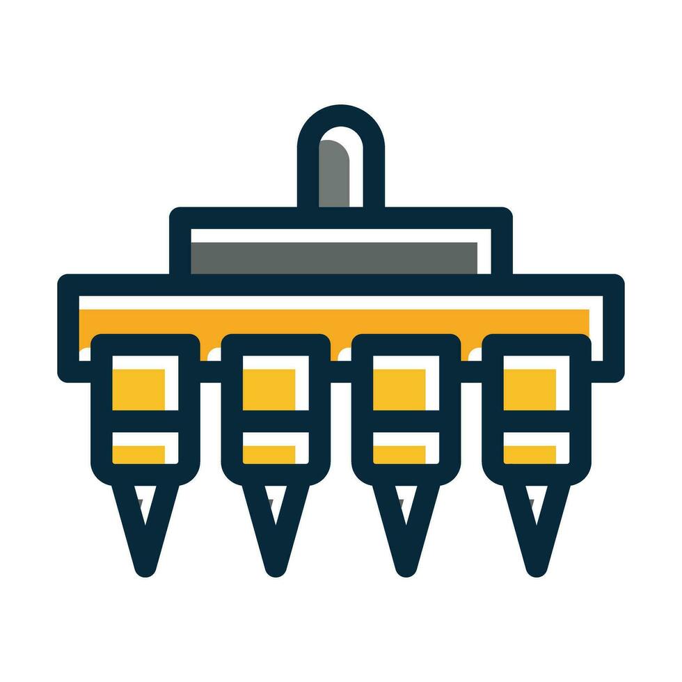 Seeder Vector Thick Line Filled Dark Colors