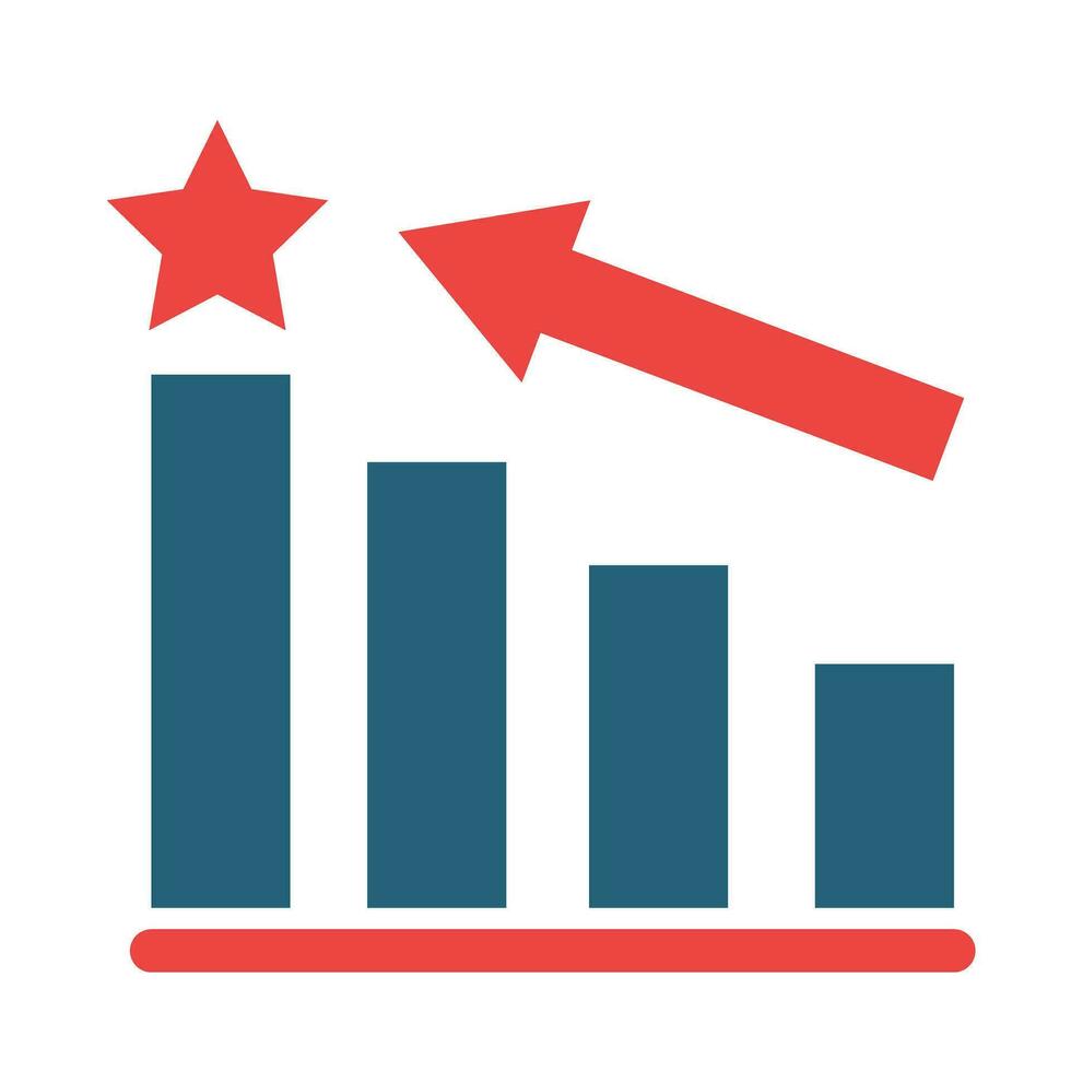 Reputation Management Vector Glyph Two Color Icon For Personal And Commercial Use.