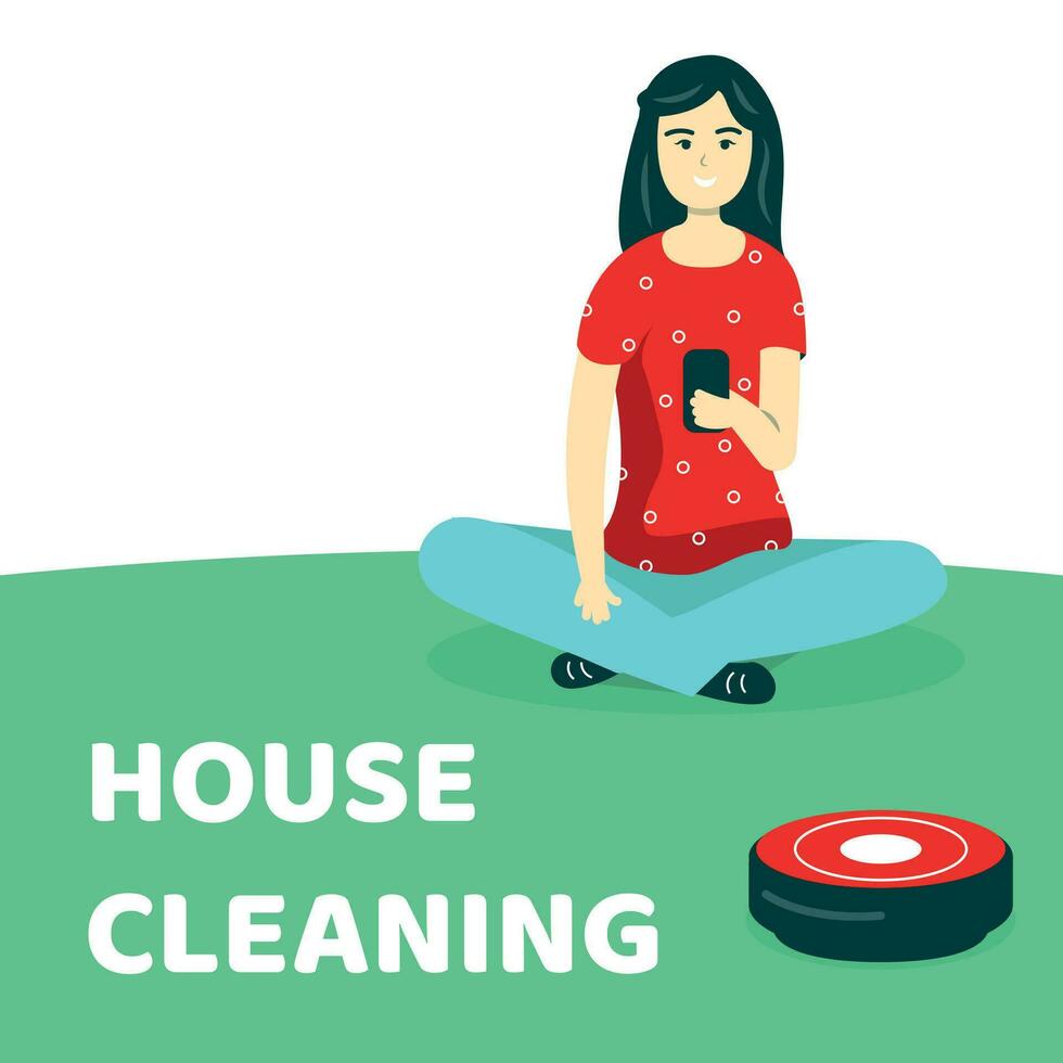 casa limpieza, plano vector personas