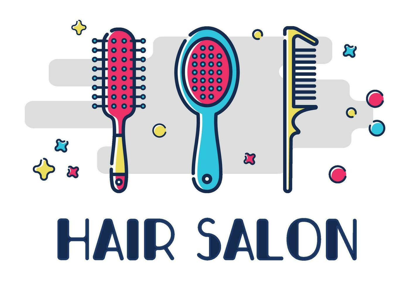 Hair salon vector illustration