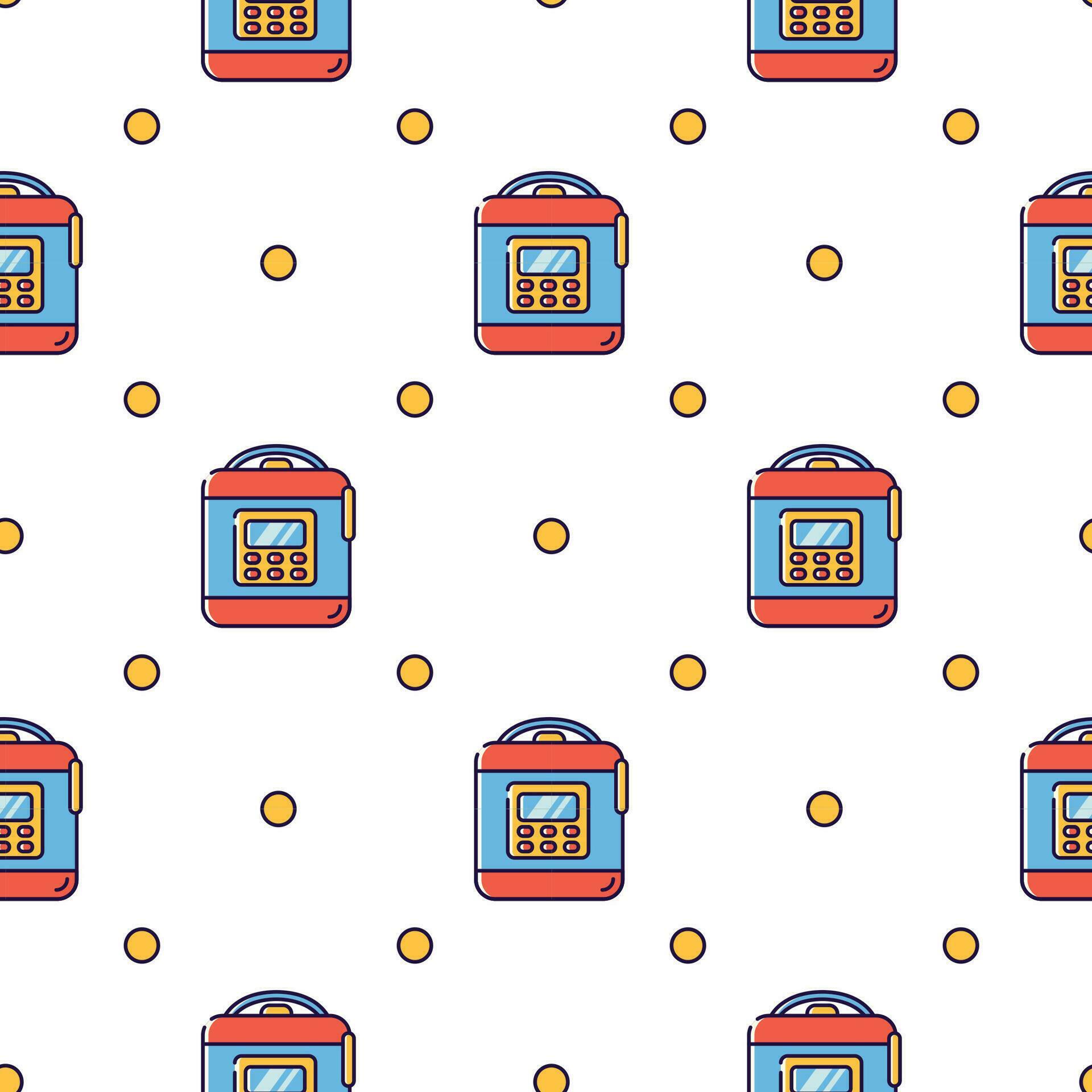 Kitchen tools vector seamless pattern 34819655 Vector Art at Vecteezy