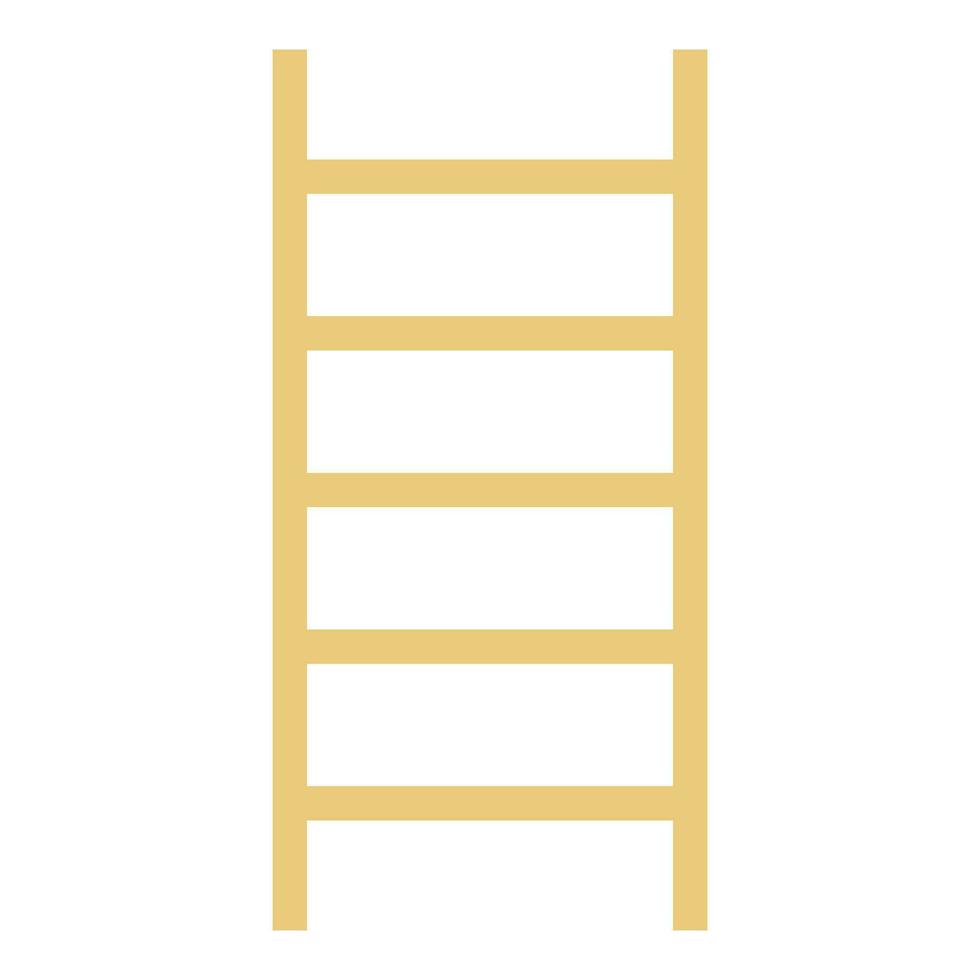 Flat design ladder icon. Vector. vector