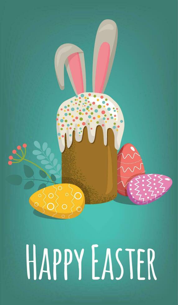 Holiday Easter vector illustration