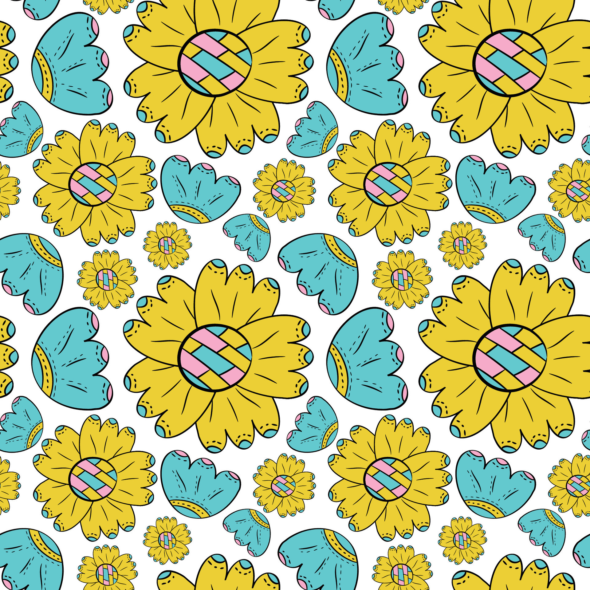 Spring vector seamless pattern 34820201 Vector Art at Vecteezy