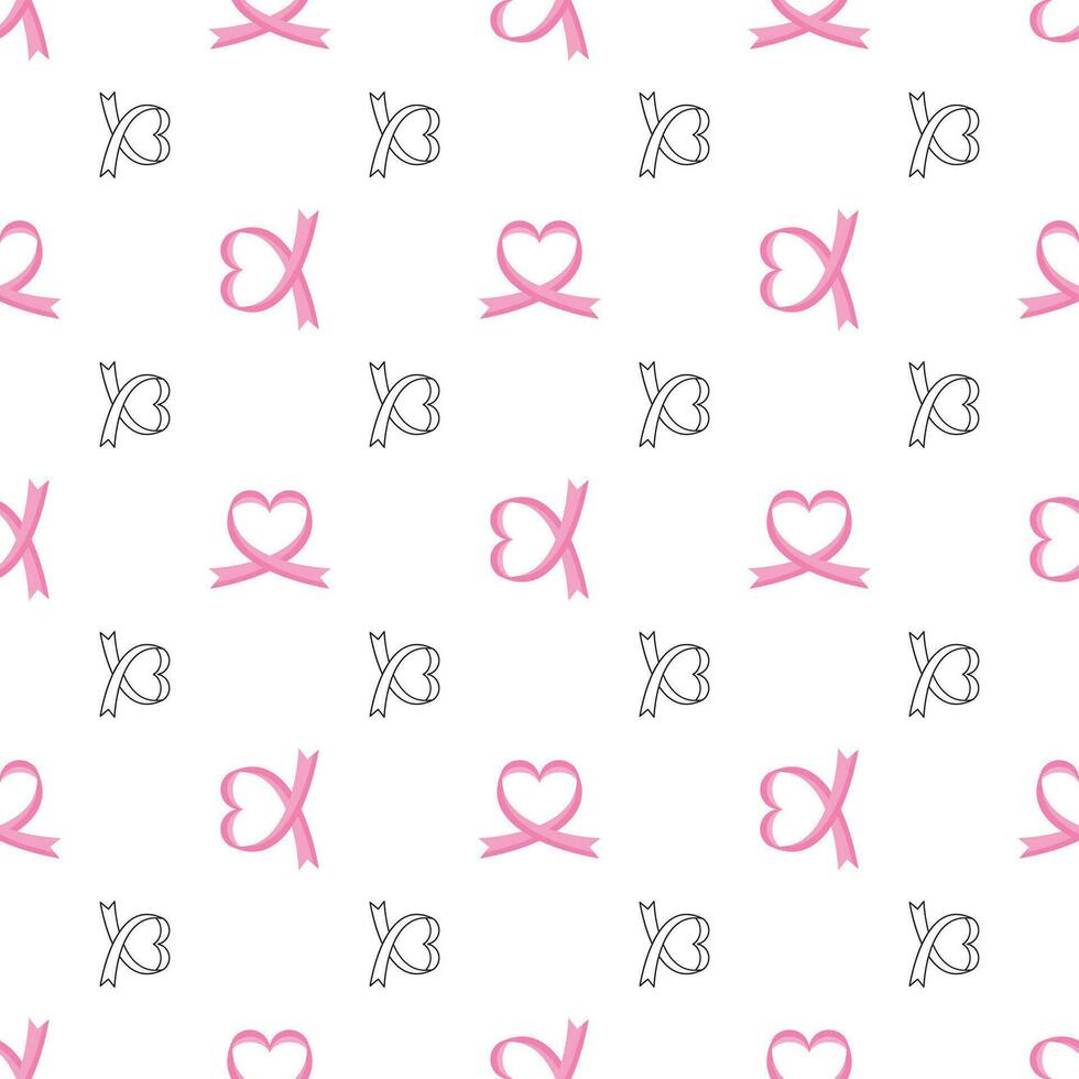 world cancer day seamless pattern vector