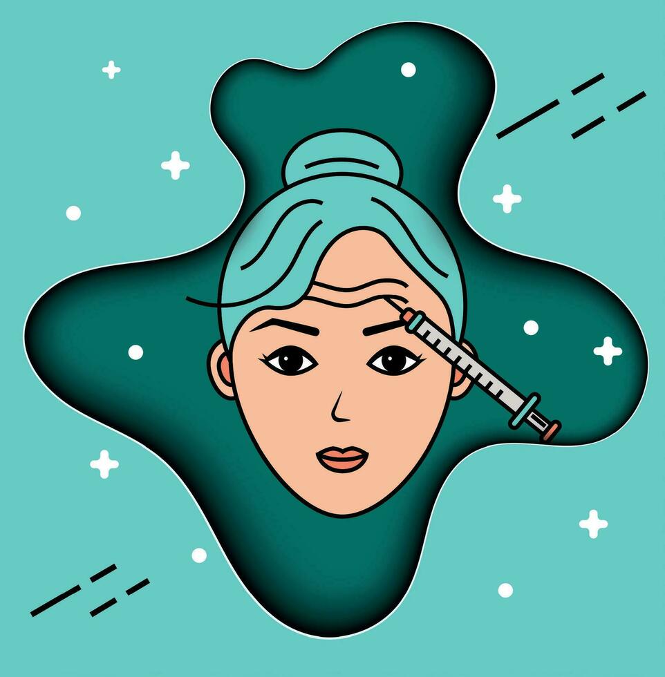 Cosmetology vector illustration