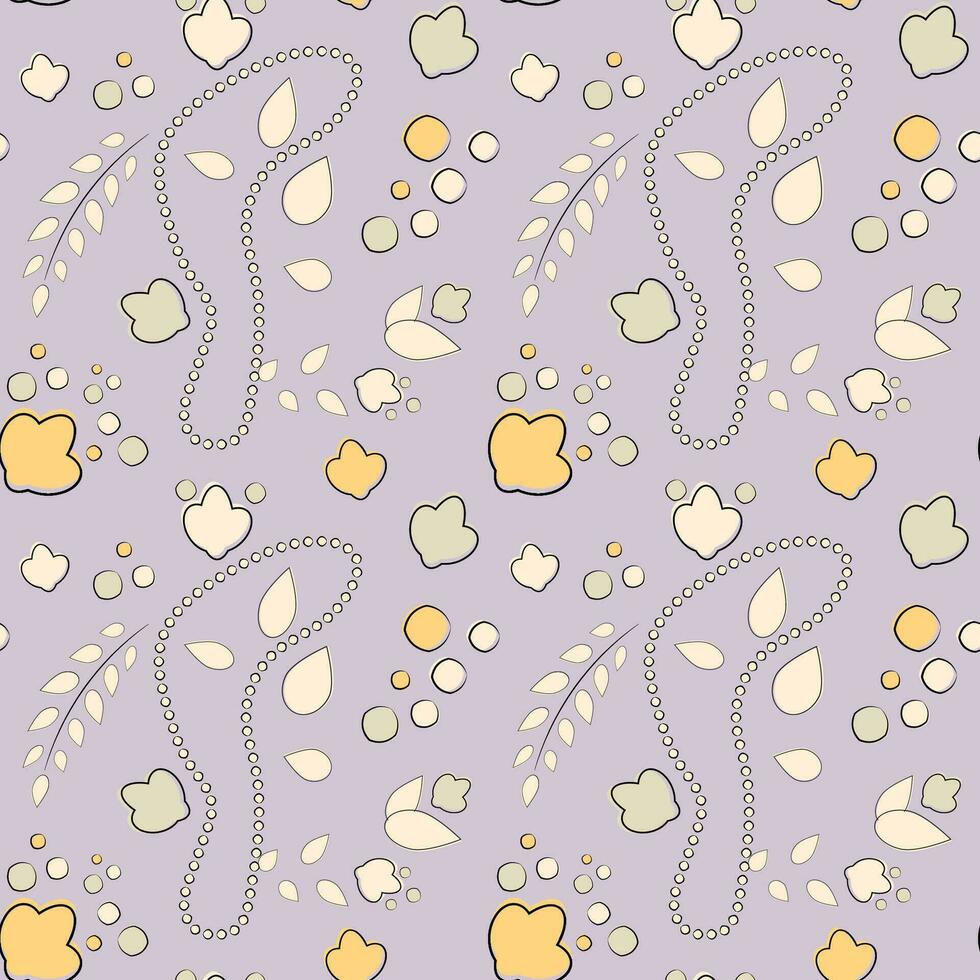 Vector seamless pattern on the religious theme of christening