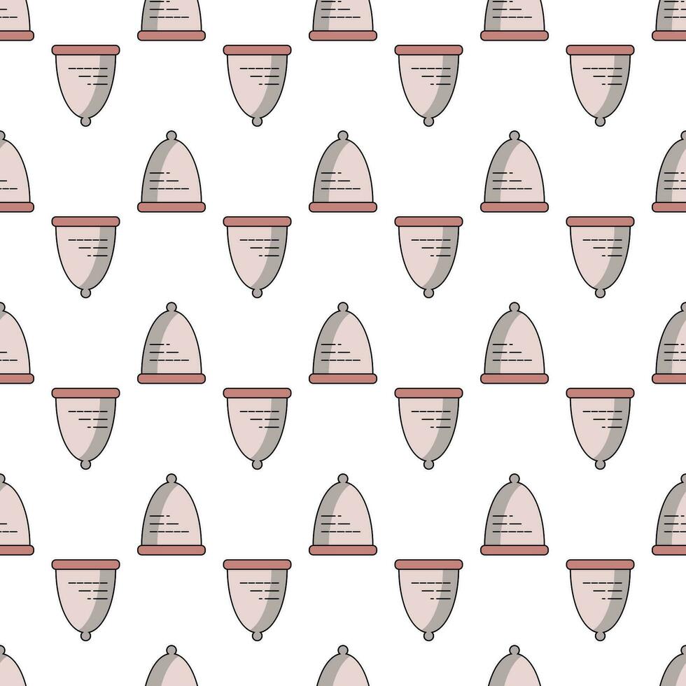 Women's menstruation and pads seamless pattern vector