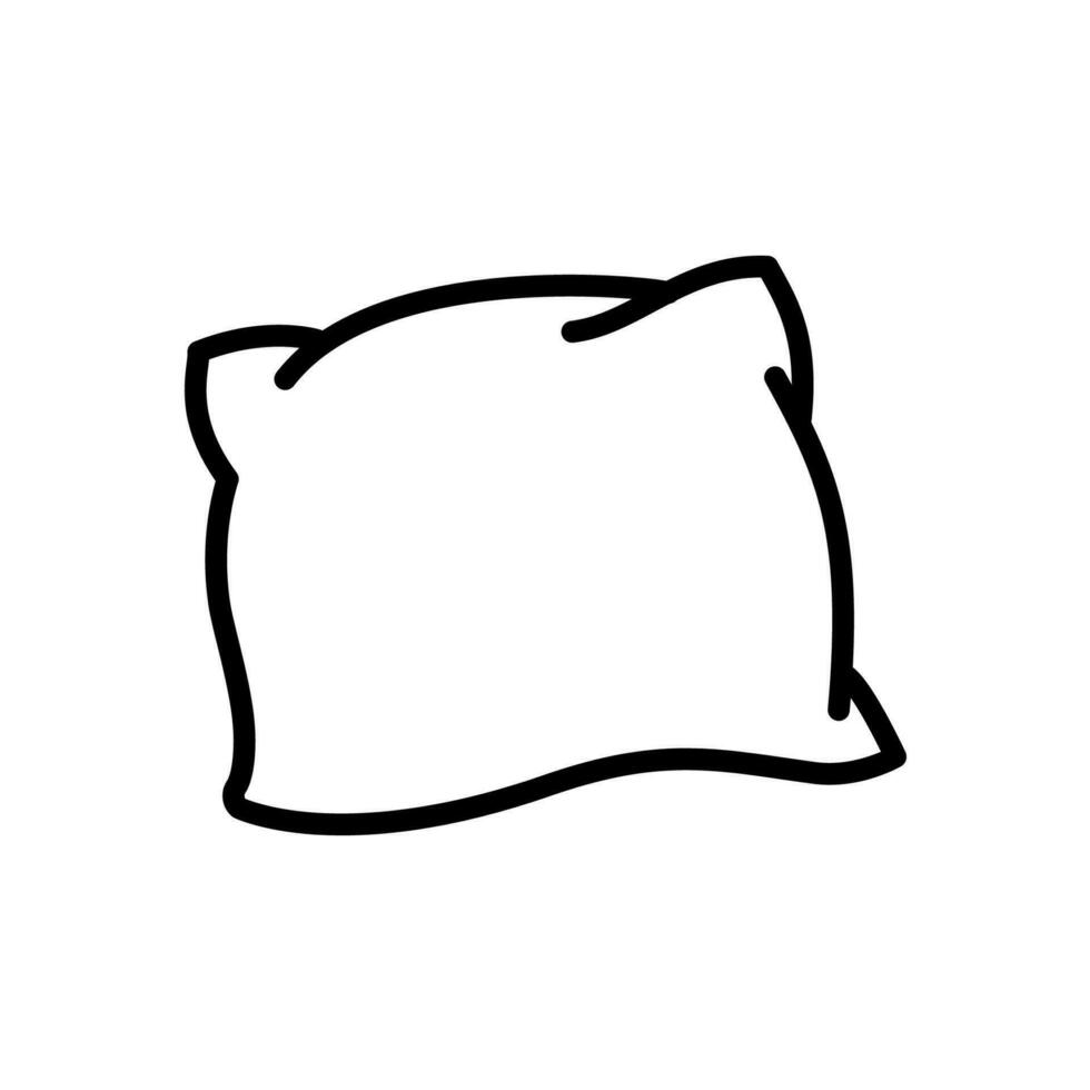 almohada icono diseño vector