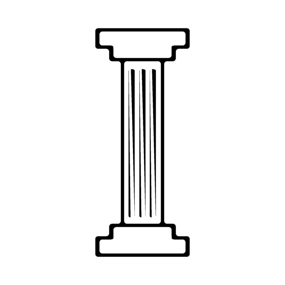 pillar icon vector template