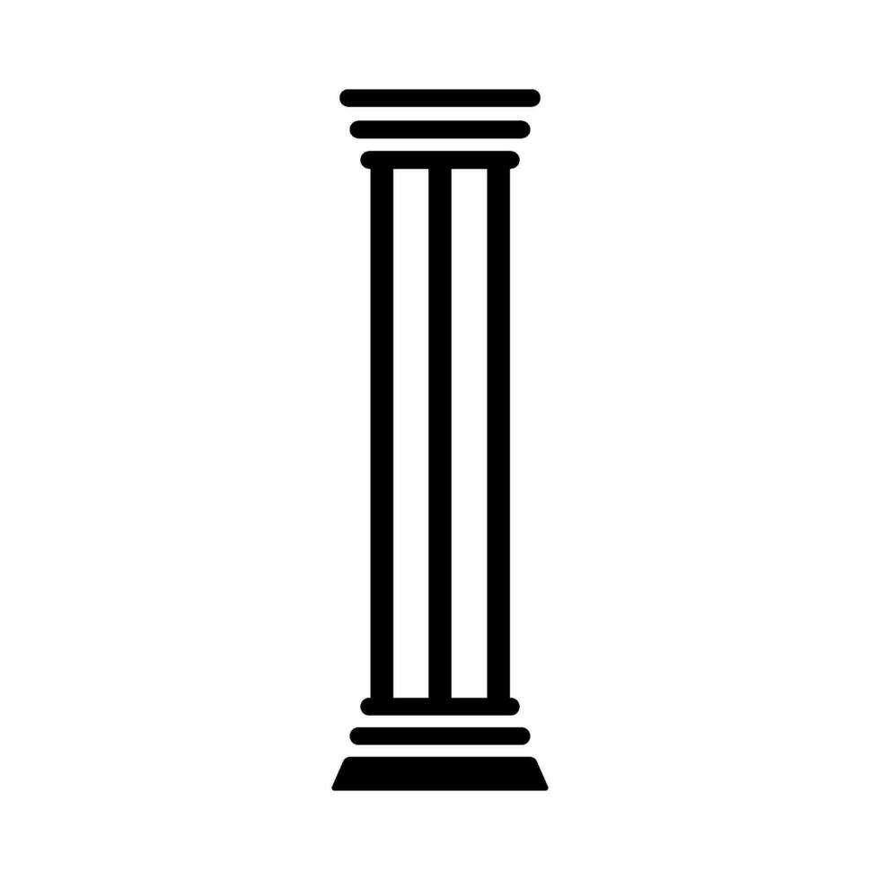 pillar icon vector template