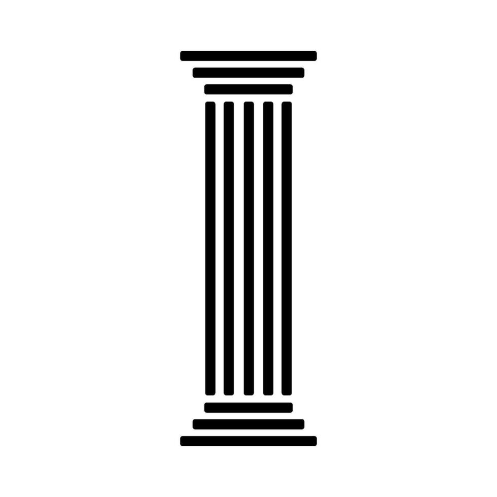 pillar icon vector template