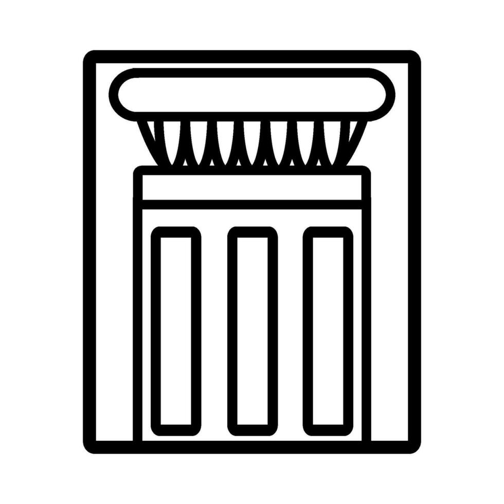 pillar icon vector template