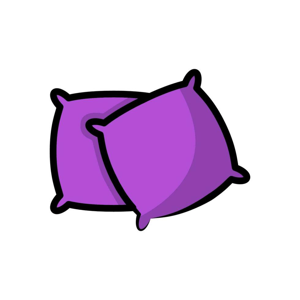 almohada icono diseño vector