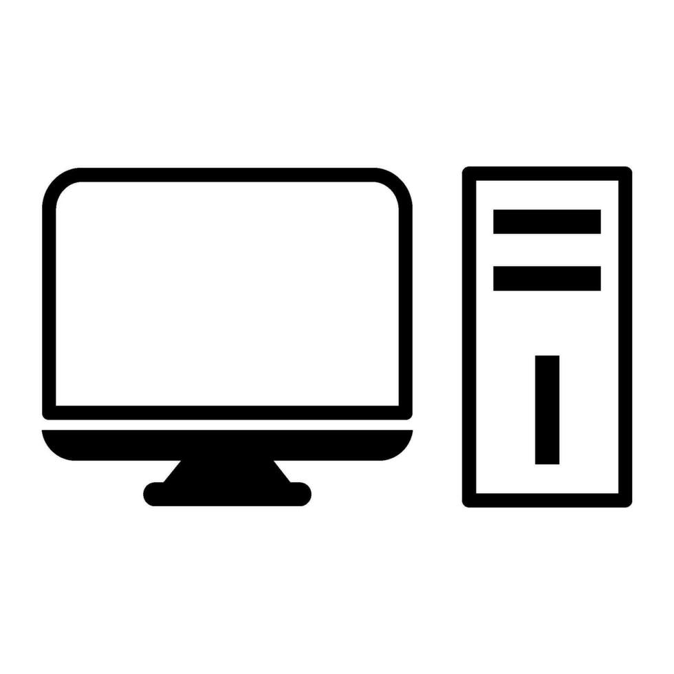 computadora icono diseño vector