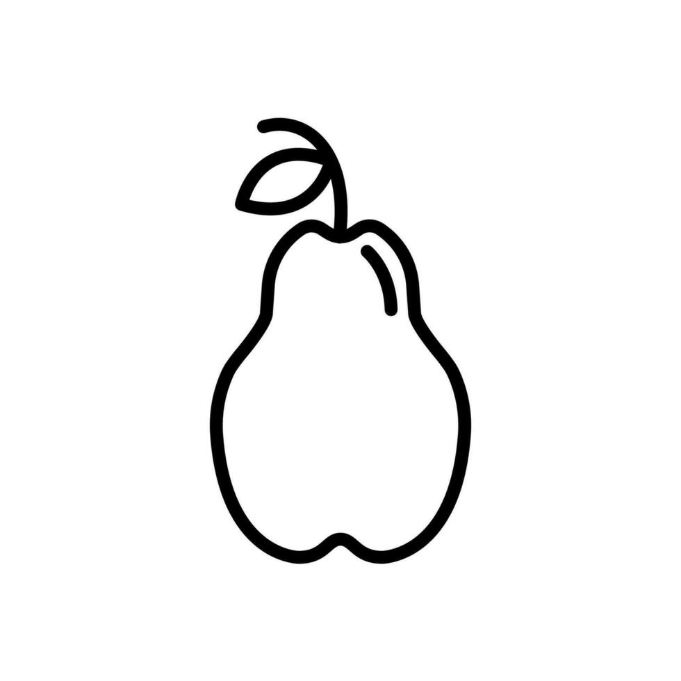 pear icon design vector