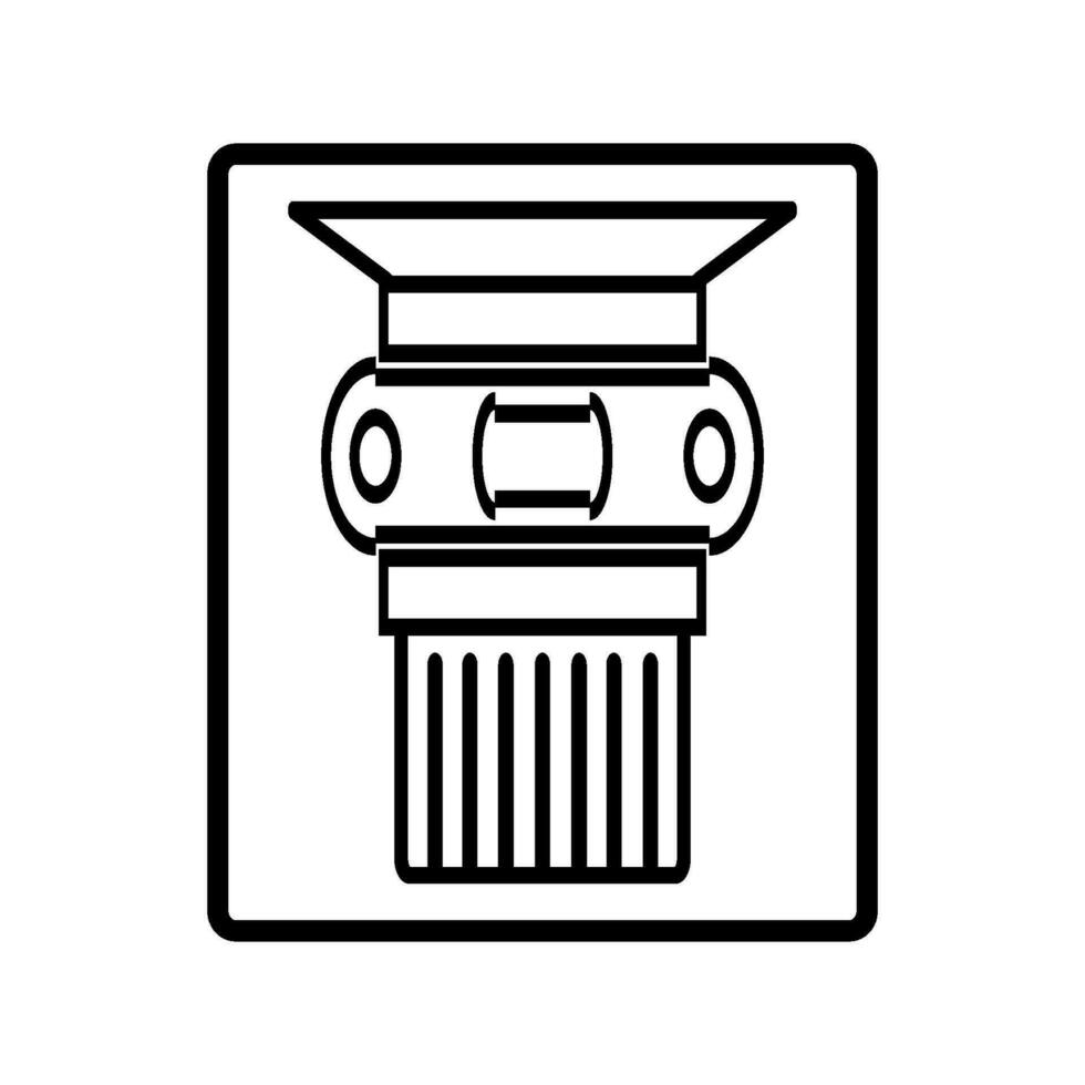 pillar icon vector template