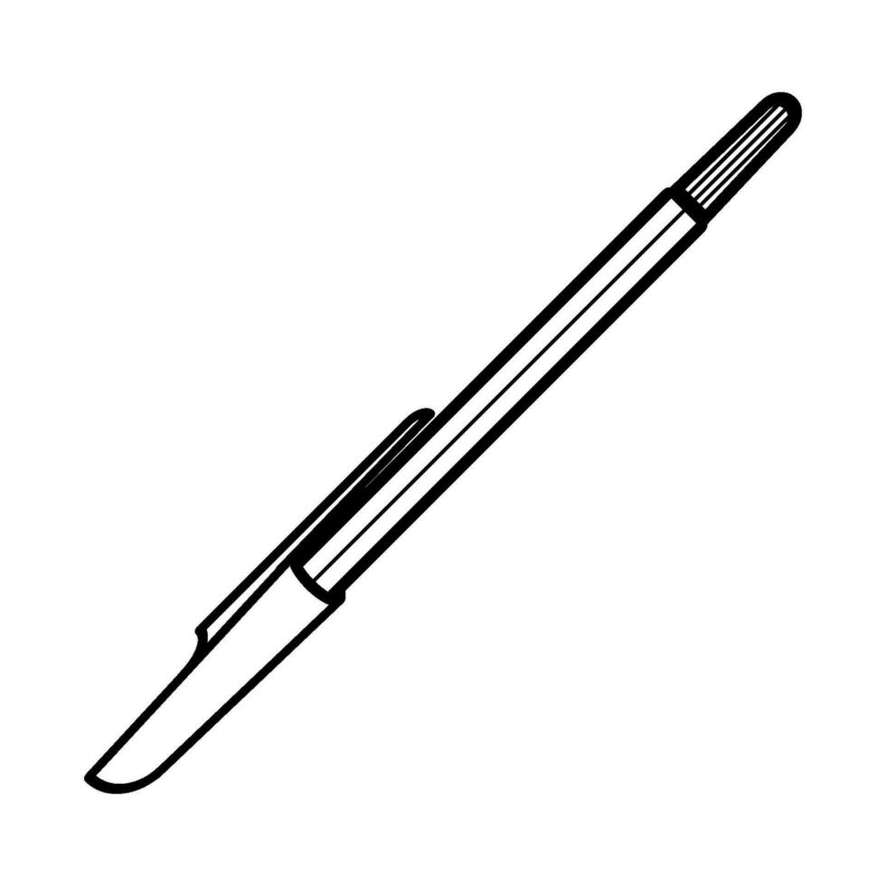 pen icon design vector