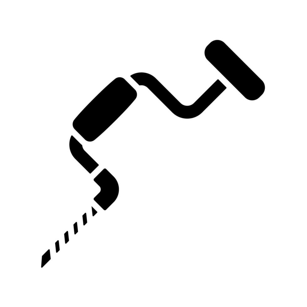 manual drill icon design vector template