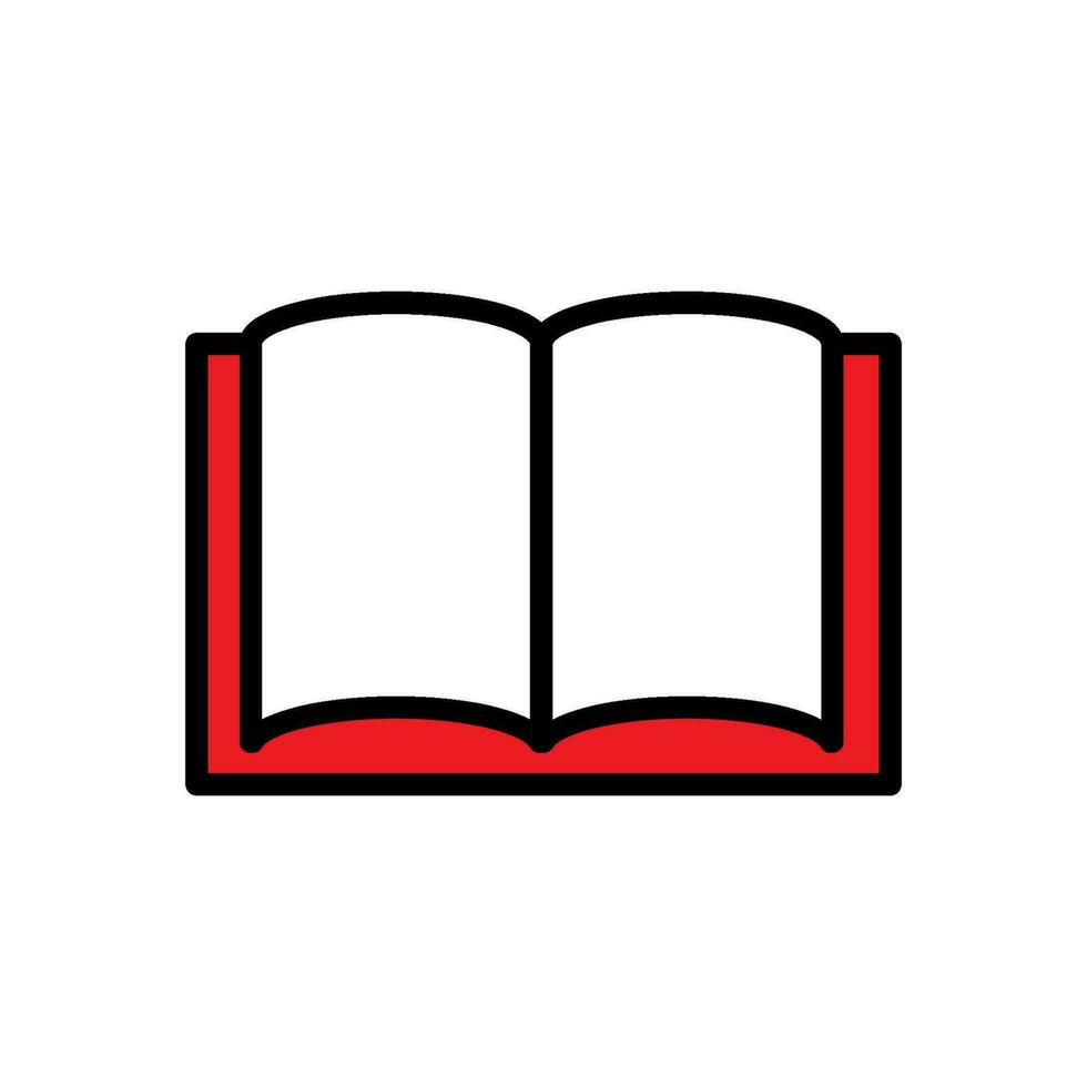 abierto libro icono diseño vector