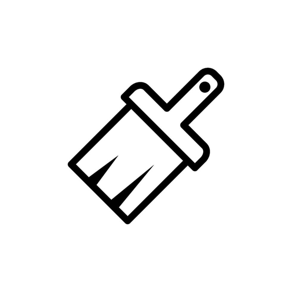 paint brush icon design vector