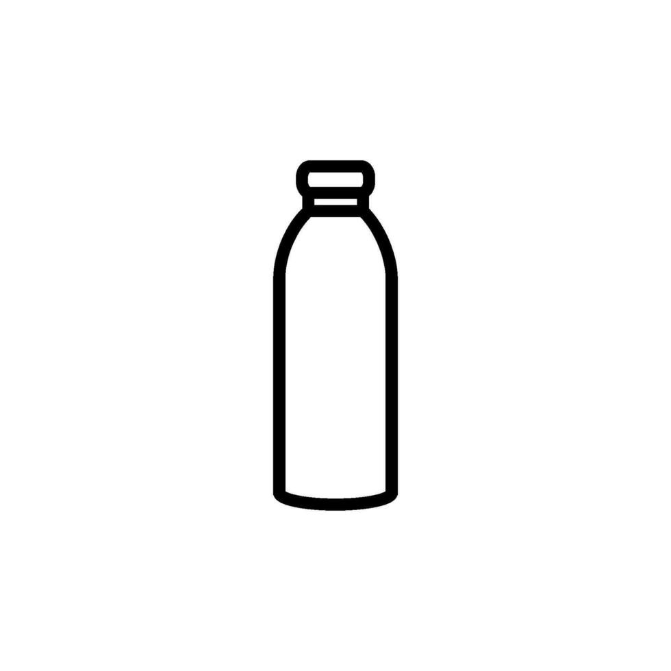 milk bottle icon design vector