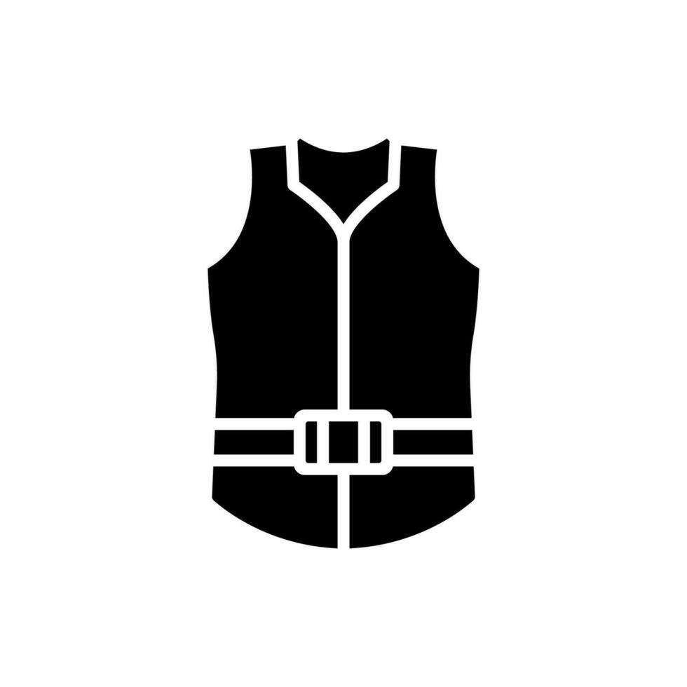 life jacket icon design vector template
