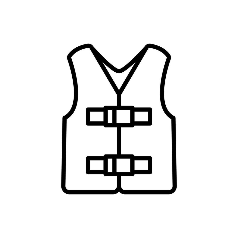 life jacket icon design vector template