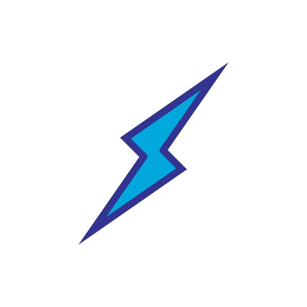 lightning icon design vector template